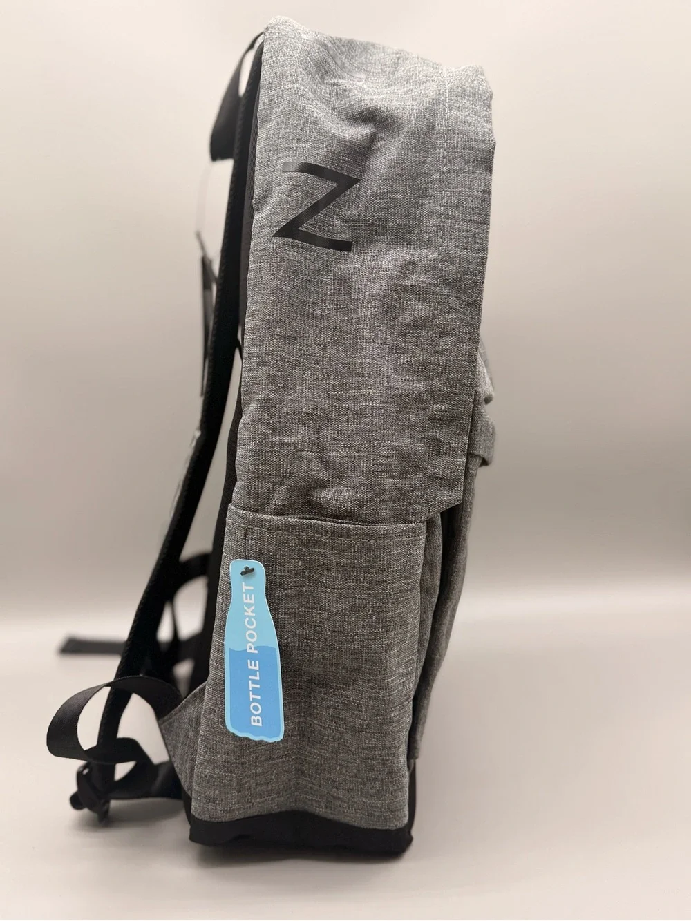 Nike Grey Heather Backpack with Front Pocket